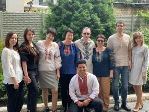 On May 20, 2021, the staff of the Department of Biological Chemistry engaged in a flash mob on the occasion of the Day of Ukrainian Vyshyvanka