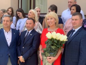 01 вересня 2021 р. співробітники кафедри прийняли участь в урочистому відкритті скульптурної композиції «Феномен наук про здоров’я»