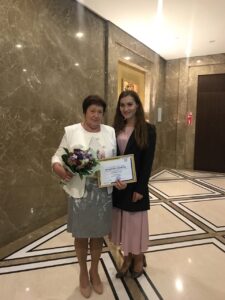 On September 10, 2021 the head of the department Kravchenko Vira Mykolayivna received a Diploma of the Ministry of Health of Ukraine