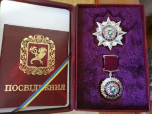 On September 10, 2021, Professor of the Department Naboka Olga Ivanivna received the Honorary Award of the Head of the Kharkiv Regional State Administration "Slobozhanska Slava"