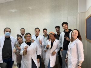 On November 10, 2021, the staff of the Department of Biological Chemistry joined the flash mob on the occasion of the World Science Day for Peace and Development