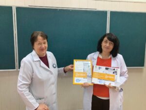 On December 10, 2021, according to the results of the competition "The best student scientific society of NUPh" in the nomination "Best Supervisor", Associate Professor Oksana Krasilnikova received a Diploma of III degree
