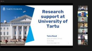 On May 13, 2022, the staff of the department took part in the webinar "The role of support services in ensuring the competitiveness of the university: the practice of Estonian universities"