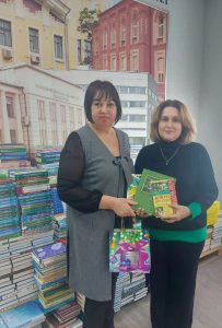 Участь у акції «Подаруй книгу українською Науковій бібліотеці НФаУ»