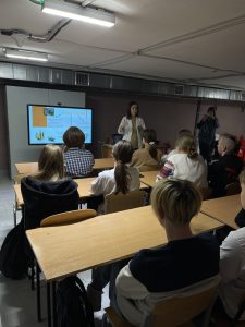 On February 27, 2024, the staff of the department visited the Kharkiv Scientific Lyceum "Giftedness" to conduct career guidance work